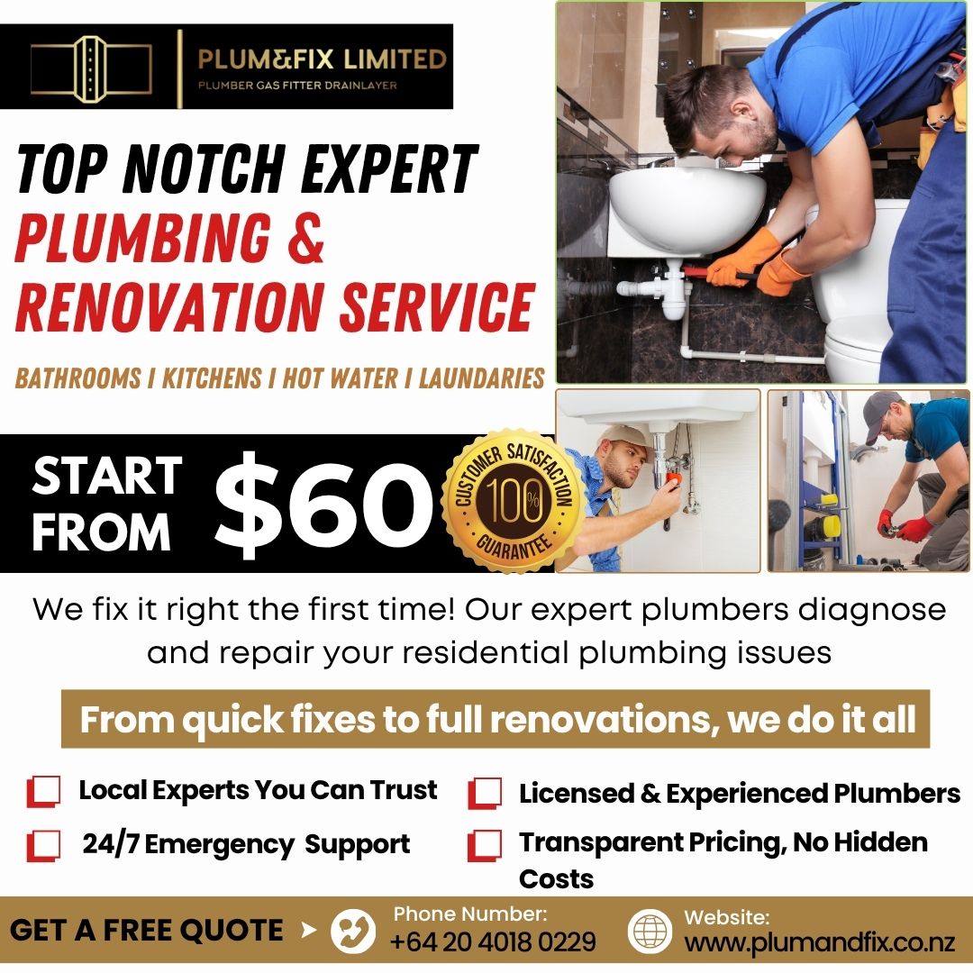 Plum & Fix Facebook ad: Get a Free Quote