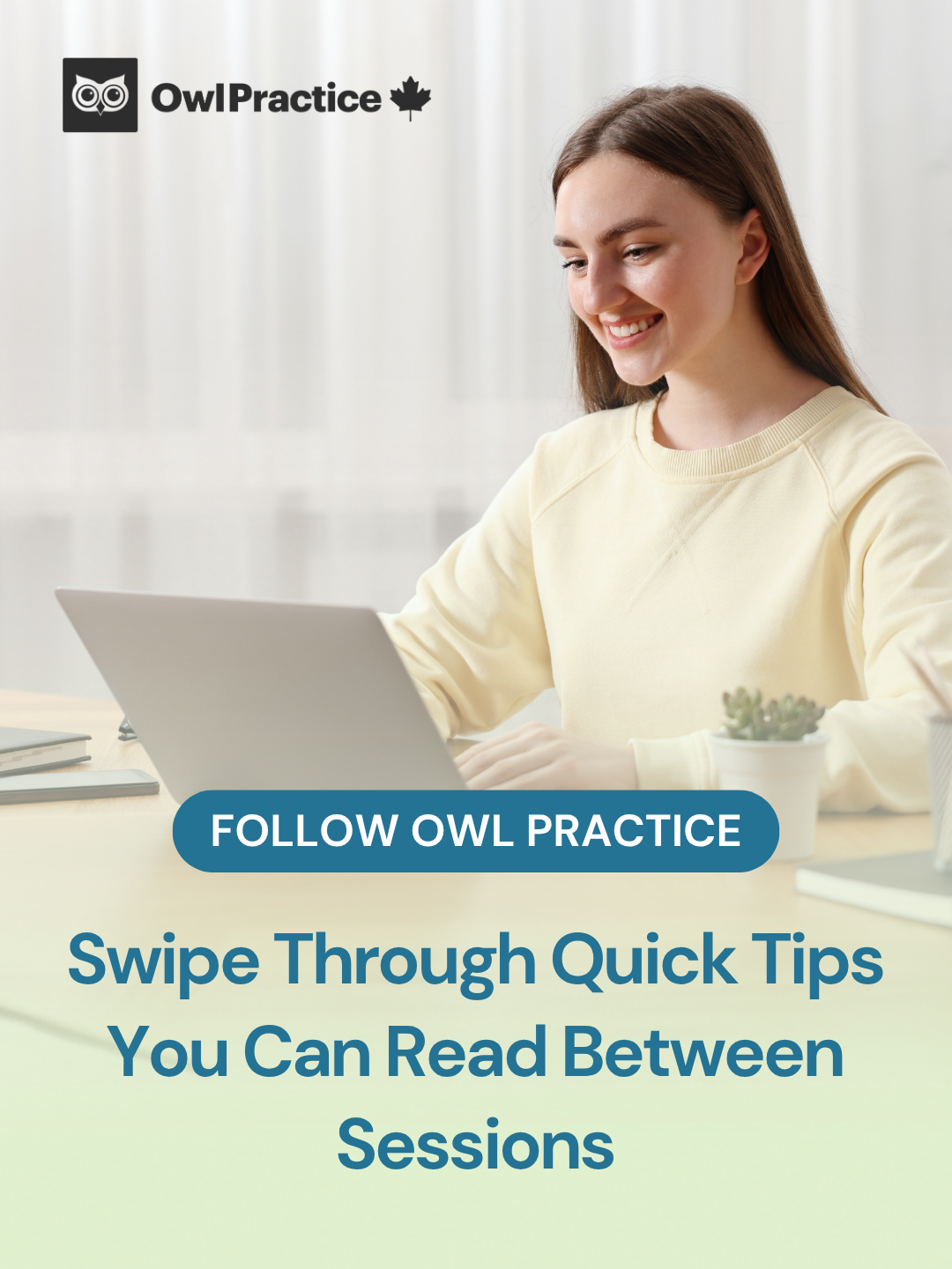 Owl Practice Facebook ad: No time for long reads?