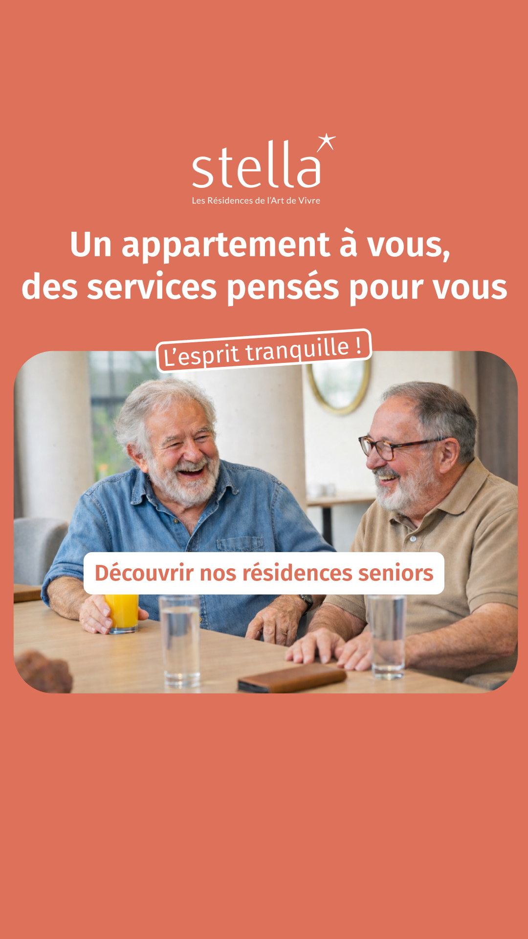 Stella Résidences Seniors Facebook ad