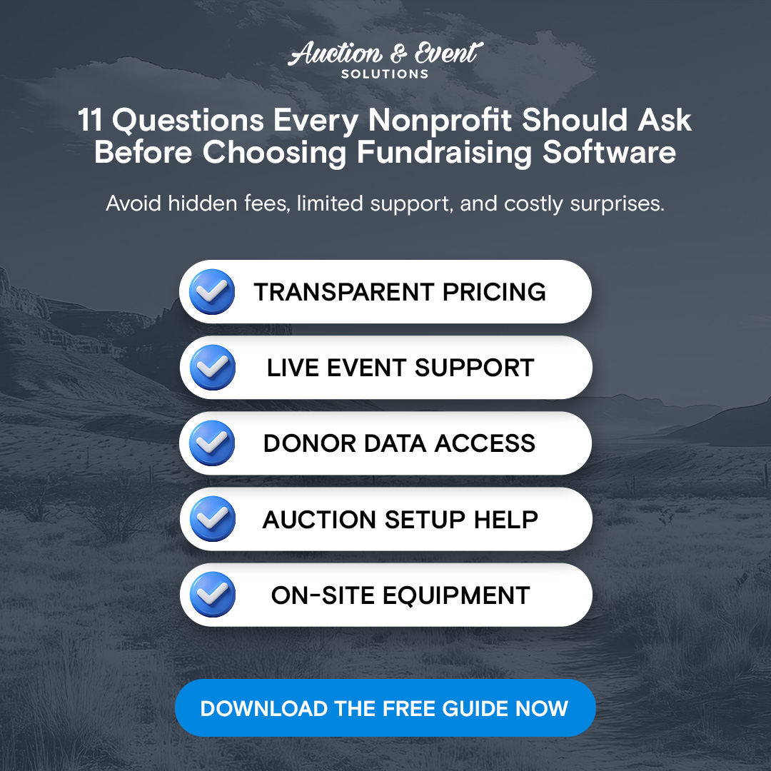 Auction & Event Solutions Facebook ad
