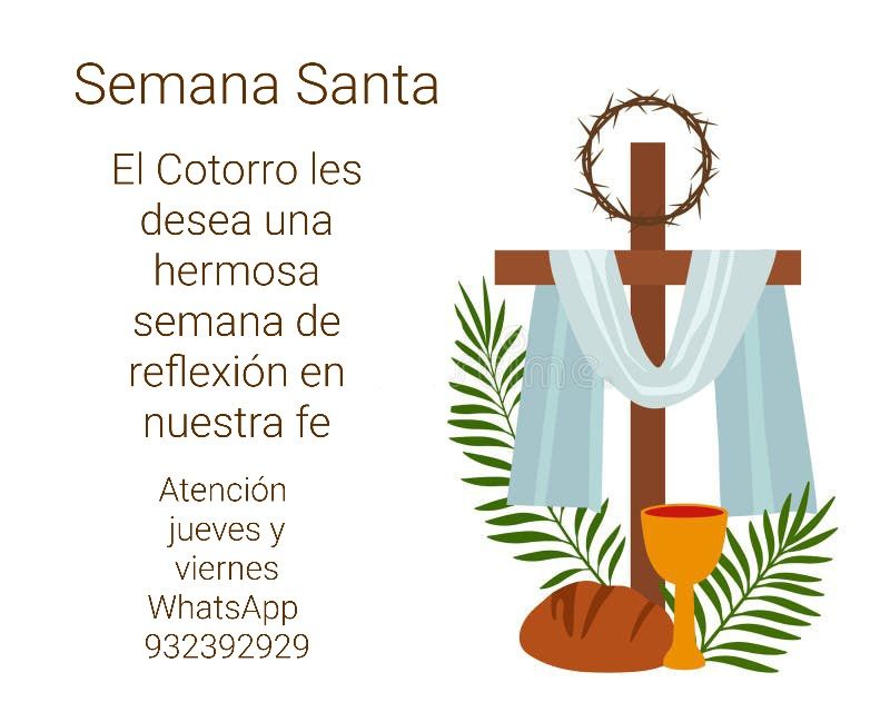 Restaurant El Cotorro Facebook ad: Semana Santa. El Cotorro les desea una hermosa…