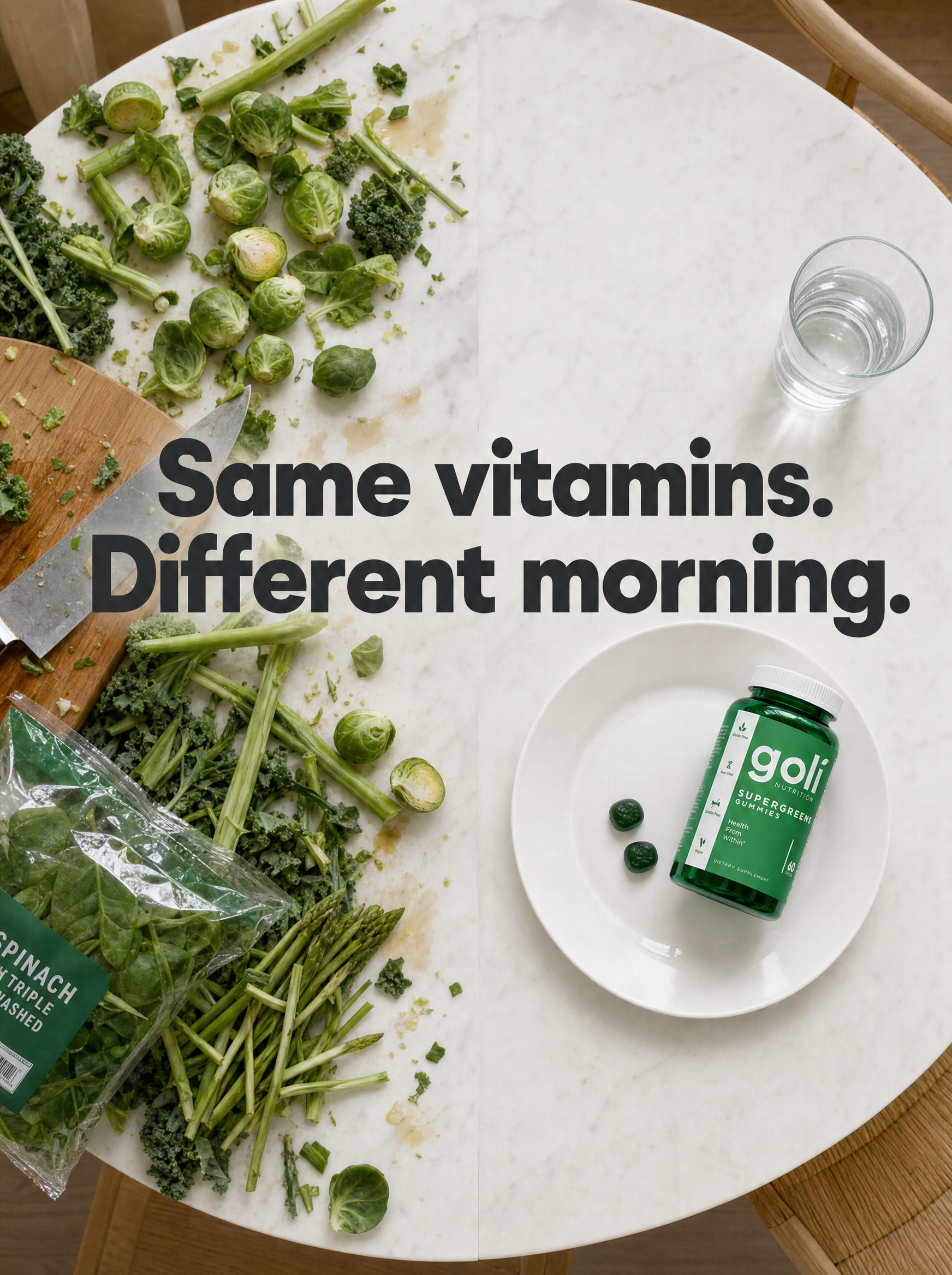 Goli Facebook ad: More Thiamin Than 52 Cups of Spinach