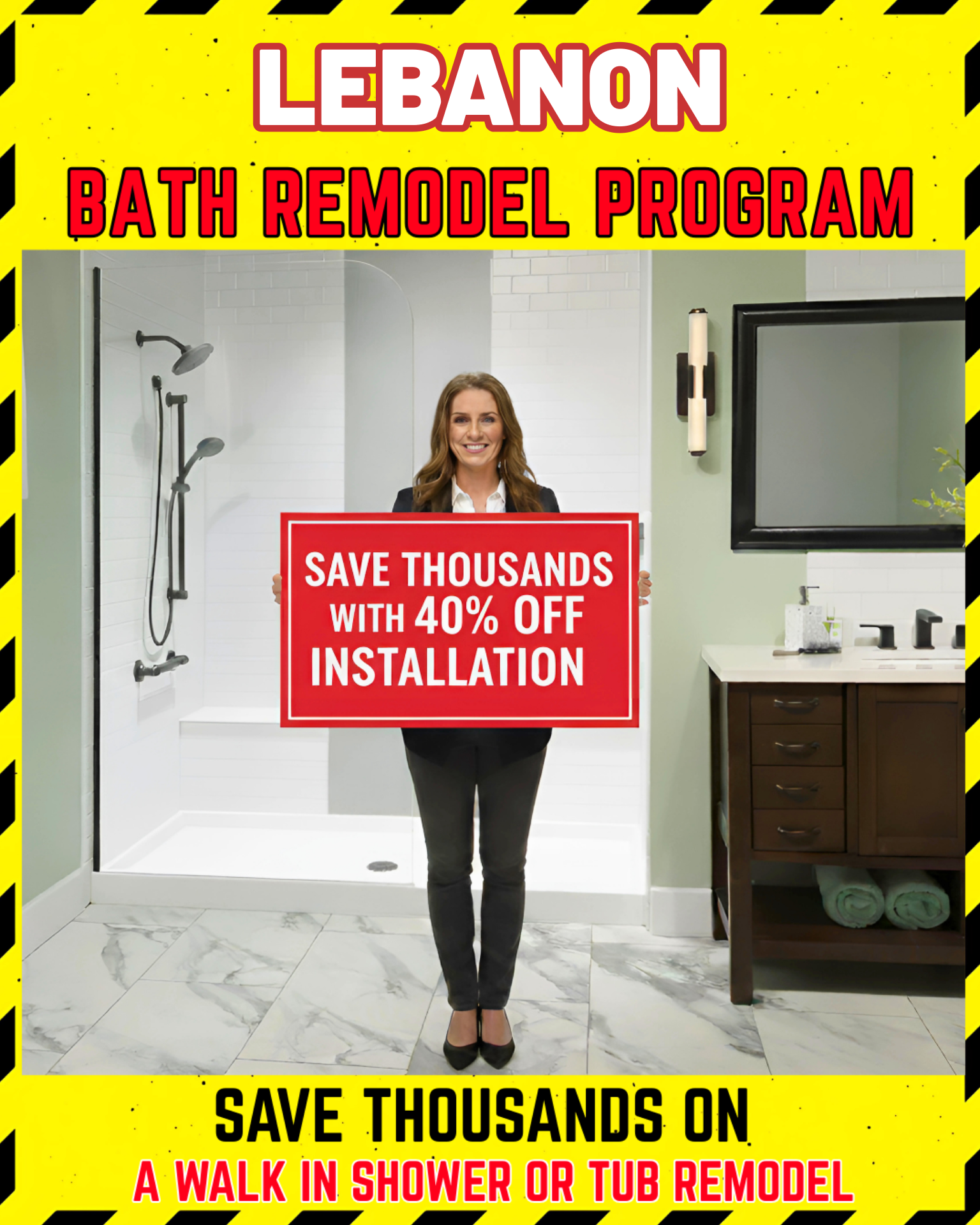 ImproveIt Bath Remodel Program Facebook ad