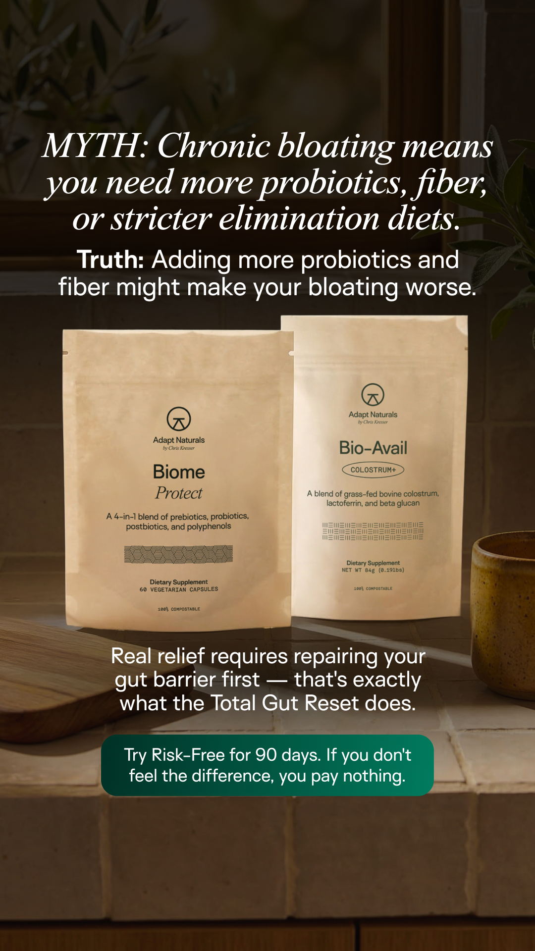 Adapt Naturals Facebook ad