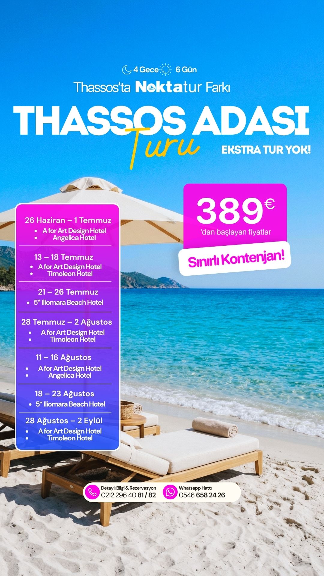 Nokta Turizm Seyahat Acentesi Facebook ad from May 27, 2026