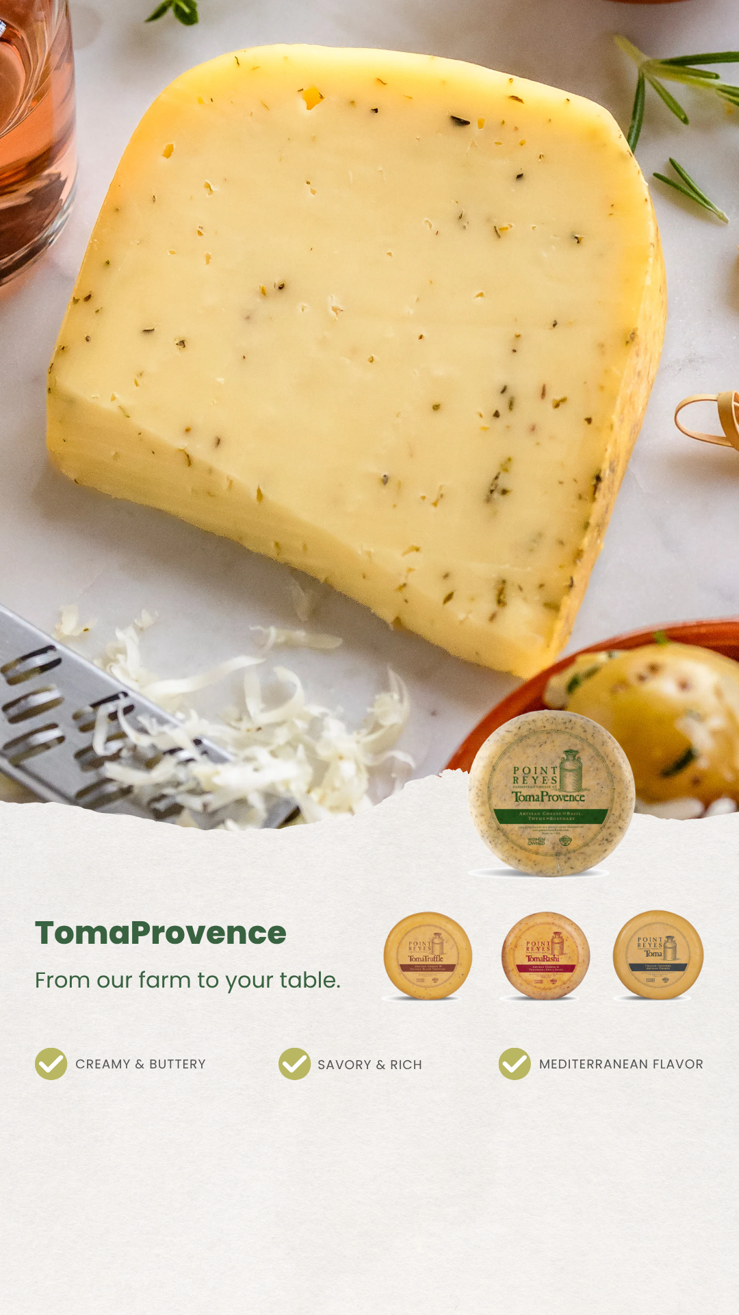 Point Reyes Farmstead Cheese Facebook ad
