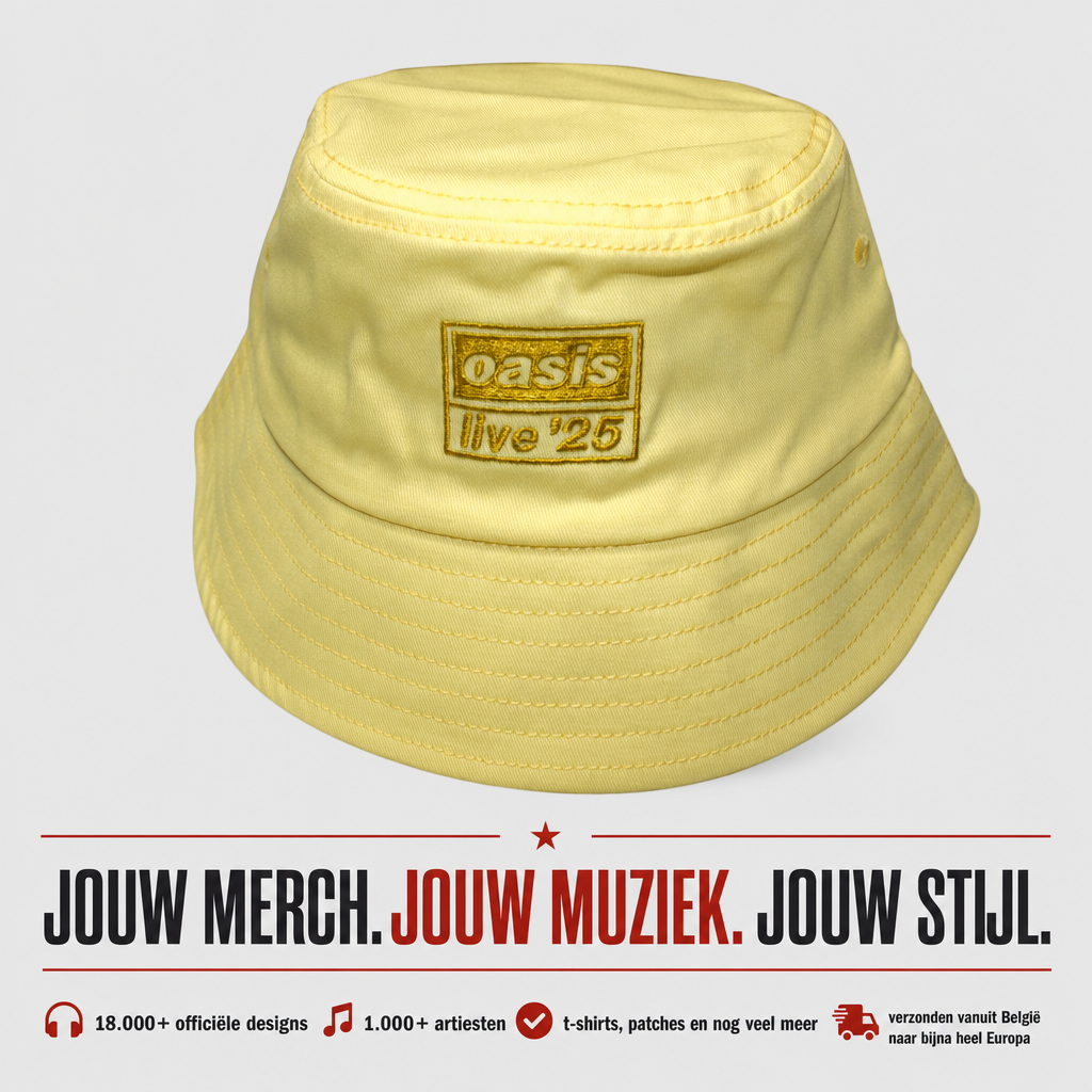 Rockwinkel Facebook ad: Oasis, Hat Live 25 Geel