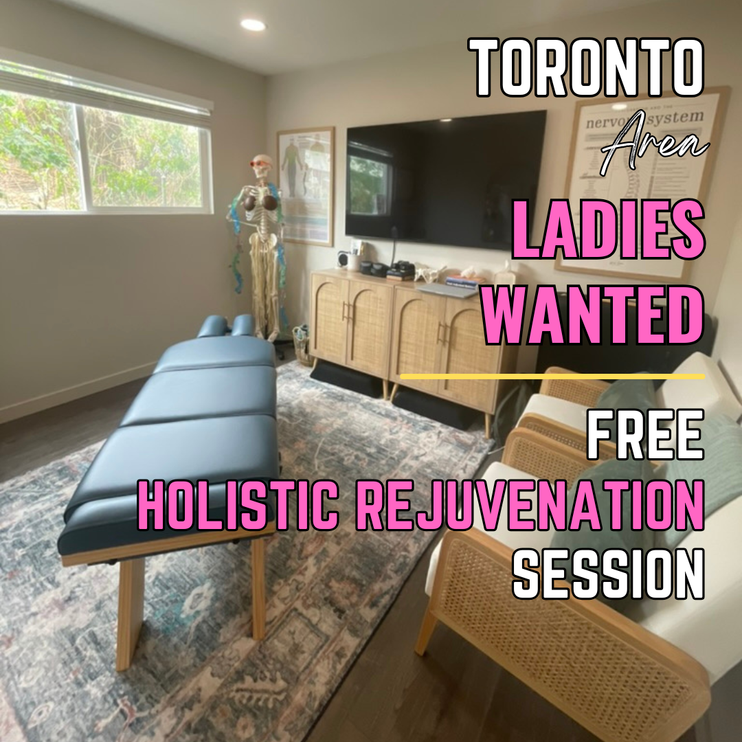 Annex Family Chiropractic - Dr Joshua Gelber Facebook ad: FREE HOLISTIC REJUVENATION SESSION IN TORONTO
