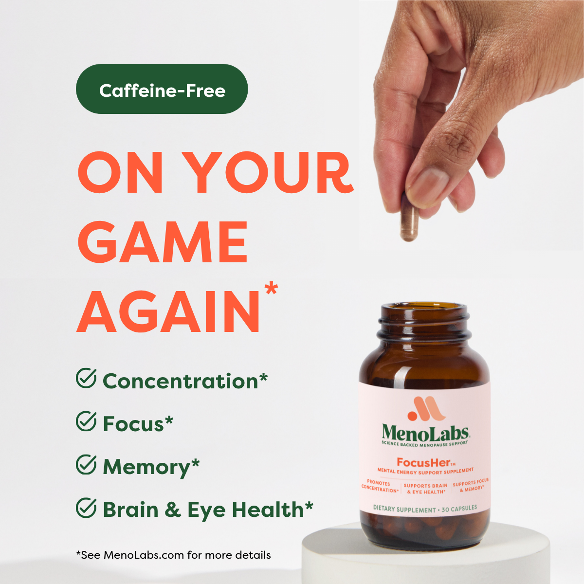 MenoLabs Facebook ad