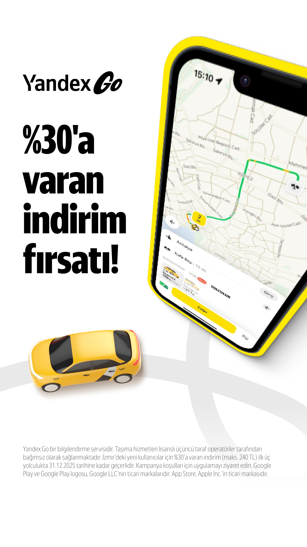 Yandex Go Turkiye Facebook ad