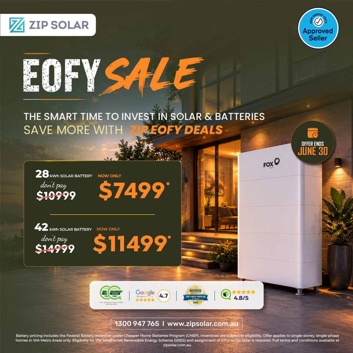 Zip Solar Facebook ad