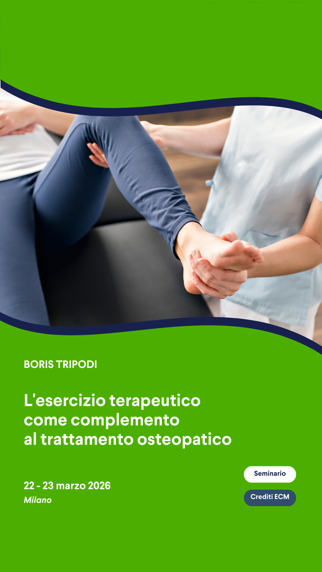 Advanced Osteopathy Institute Facebook ad: L'ESERCIZIO TERAPEUTICO COME COMPLEMENTO AL TRATTAMENTO…