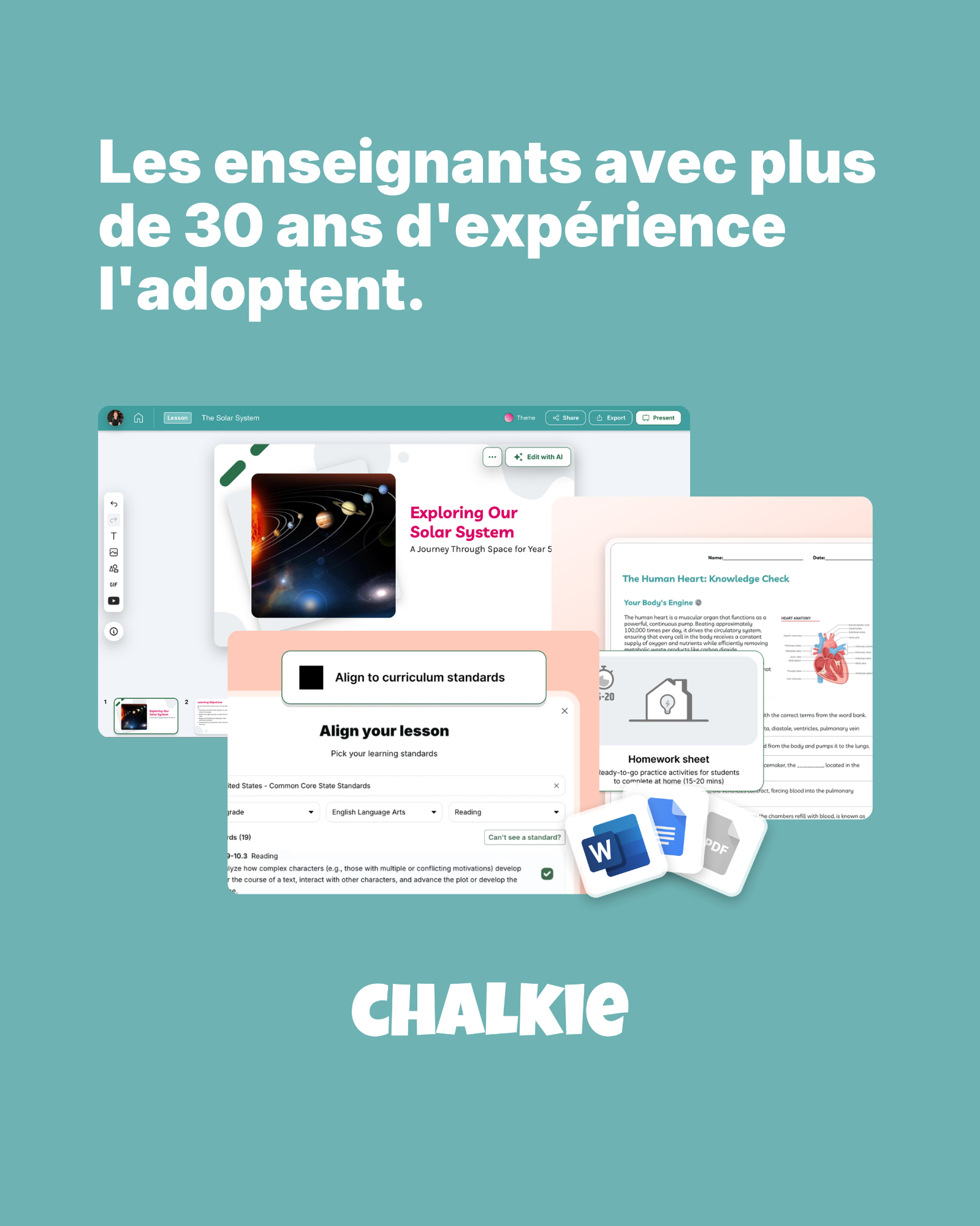 Chalkie AI Facebook ad