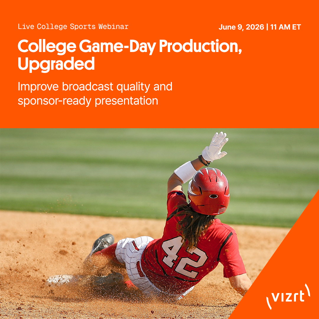 Vizrt Facebook ad from May 18, 2026