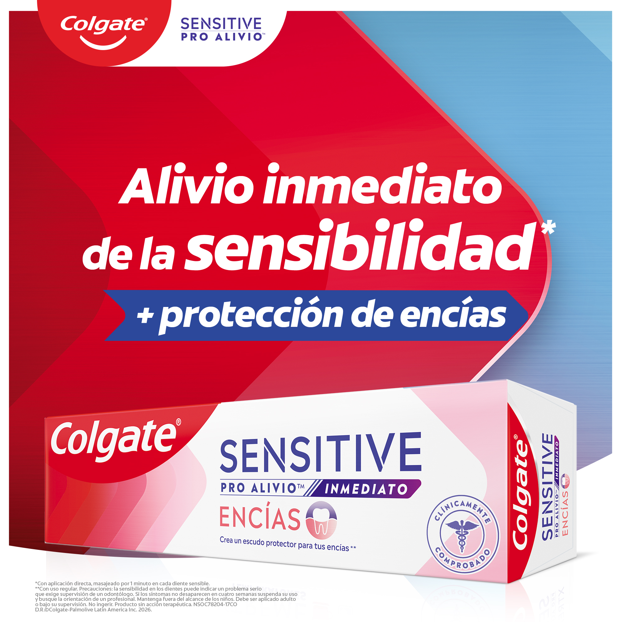 Colgate Latinoamérica Facebook ad: Pasta de dientes y enjuague bucal para dientes sensibles |…