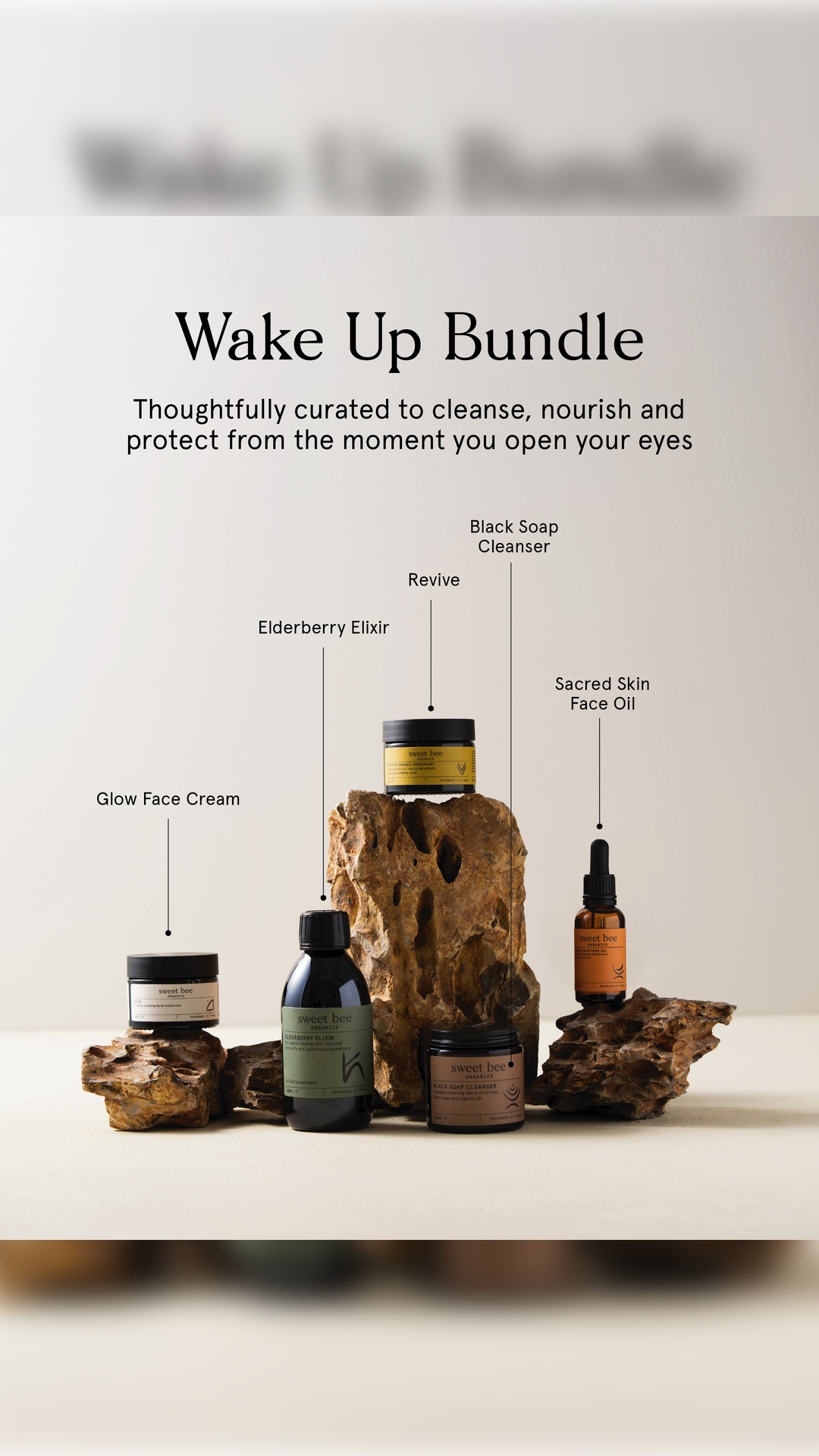 Sweet Bee Organics Facebook ad
