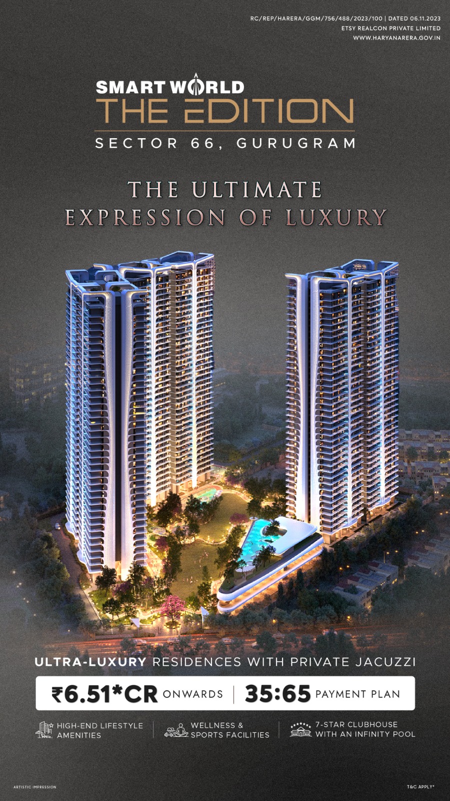 Smartworld Developers Pvt. Ltd. Facebook ad from Jun 8, 2026