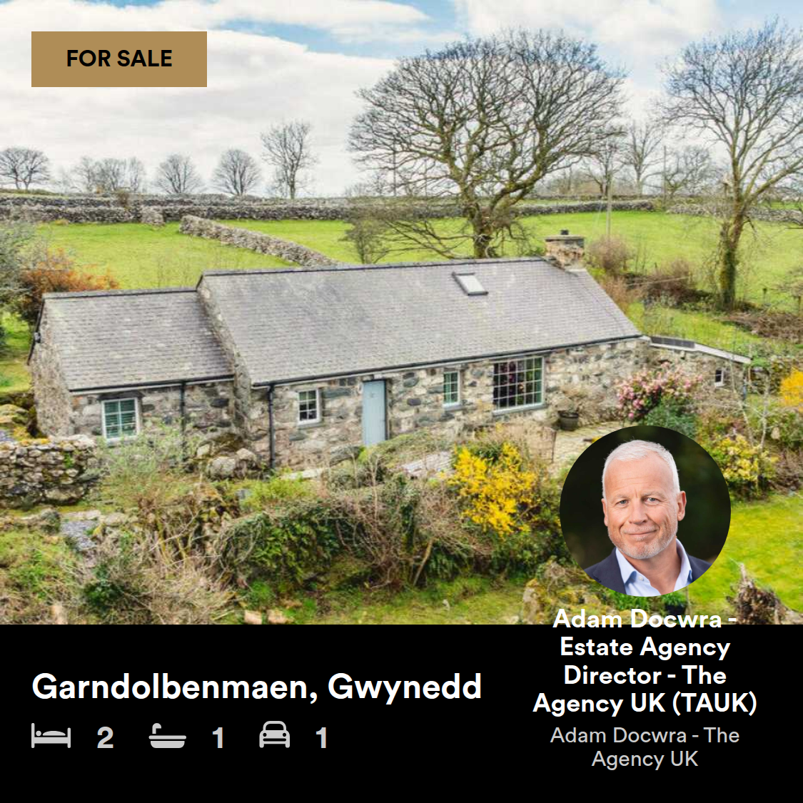 Adam Docwra, Estate Agent, The Agency UK -TAUK North Wales Facebook ad: Offers Over £400,000 - This is not just about panoramic…