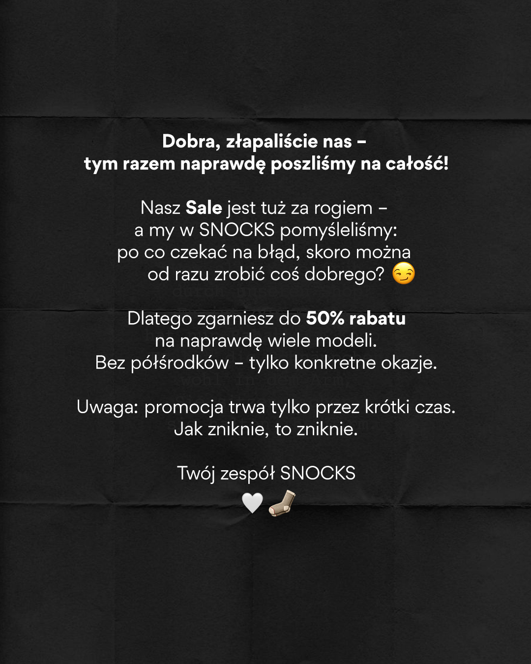 Snocks Facebook ad
