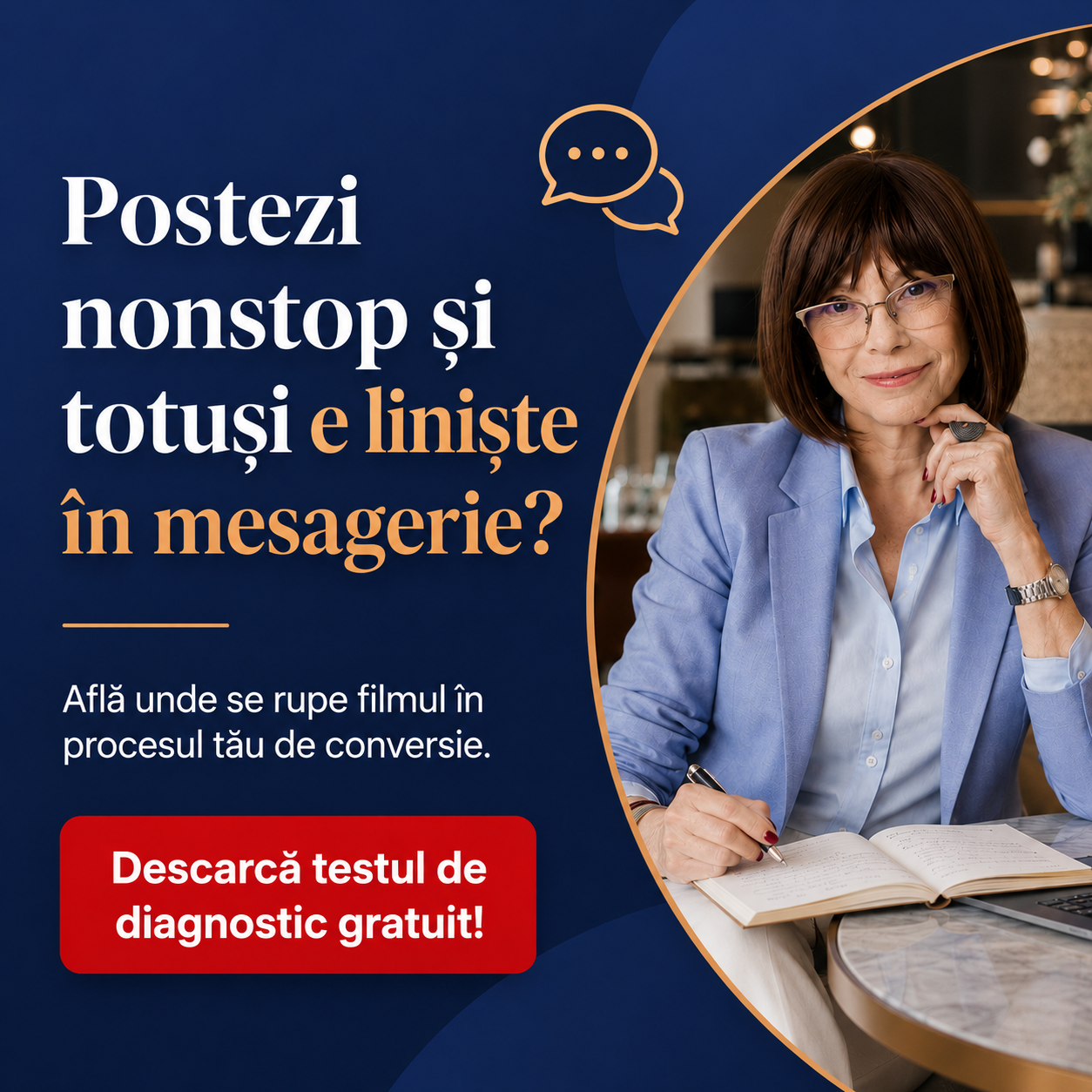 Adriana Radu Digital & Mindset Business Mentor Facebook ad: Unde sunt clienții? Află acum!
