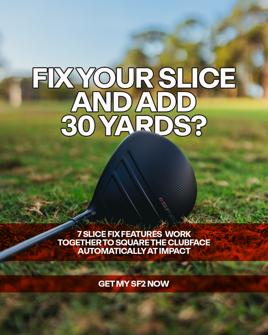 Performance Golf Facebook ad