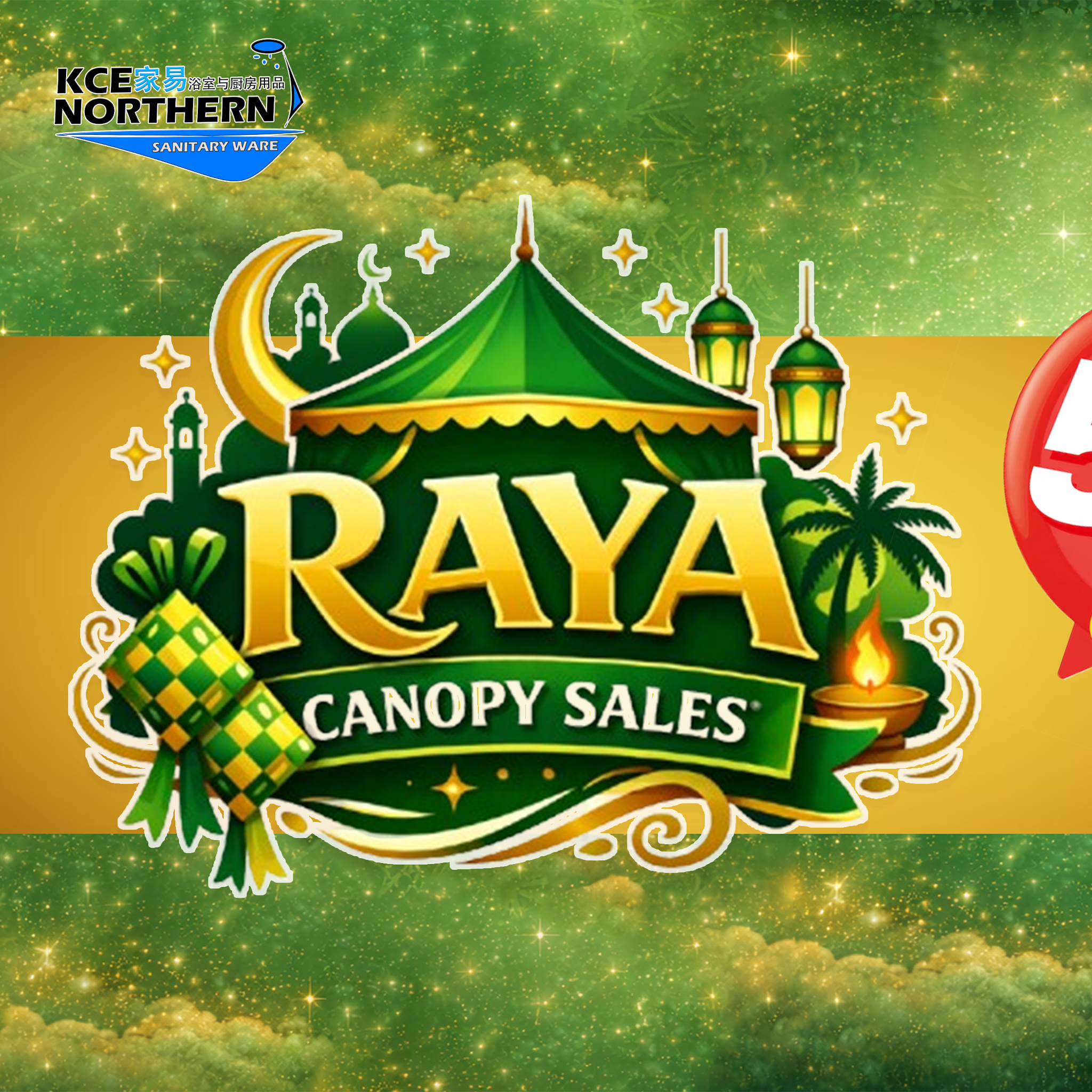 Kitchen and Bathroom Promotion Butterworth/Penang Facebook ad: KCE RAMADAN MEGA SALE SUDAH BERMULA!