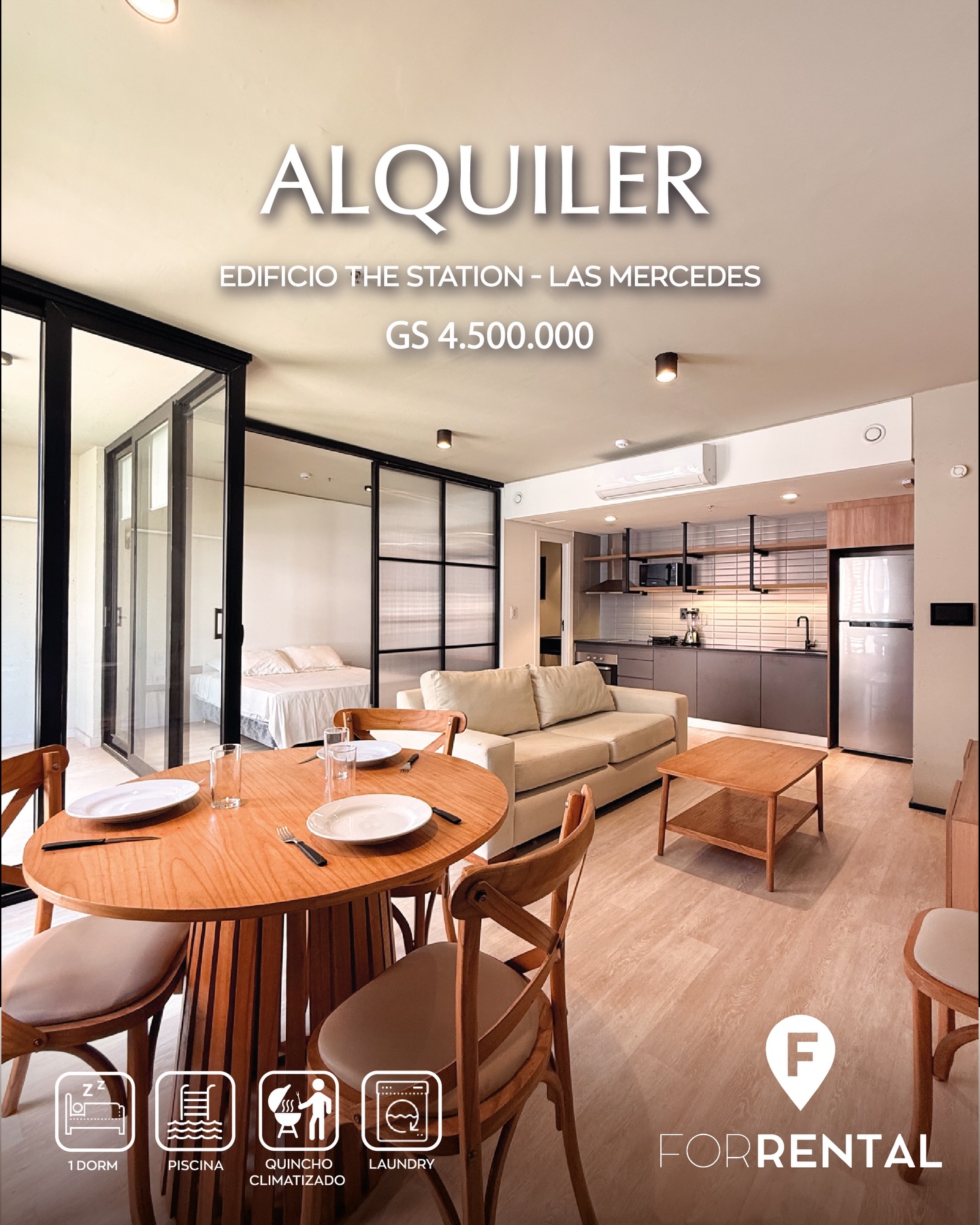 ForRental Facebook ad: Edificio The Station Las Mercedes