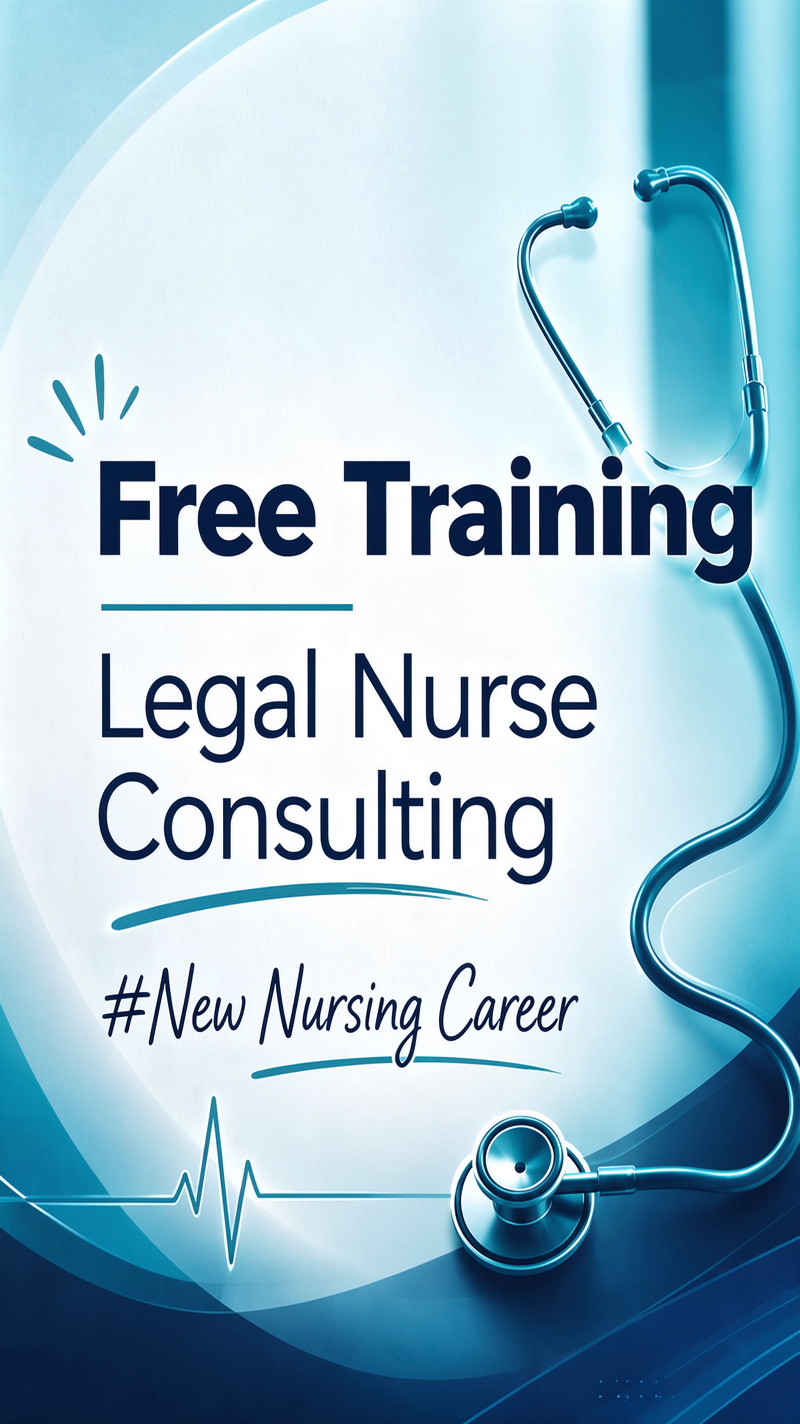 Catalyst Coaching and Mentoring Facebook ad: Free Training: Legal Nurse Consulting Overview