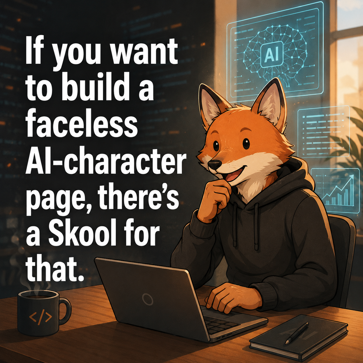 Skool Facebook ad