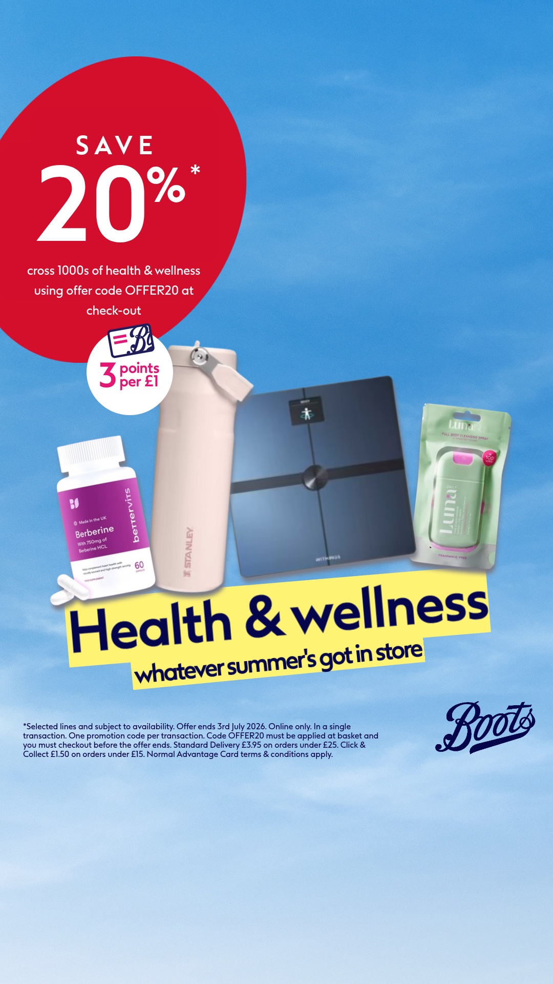 Boots UK Facebook ad