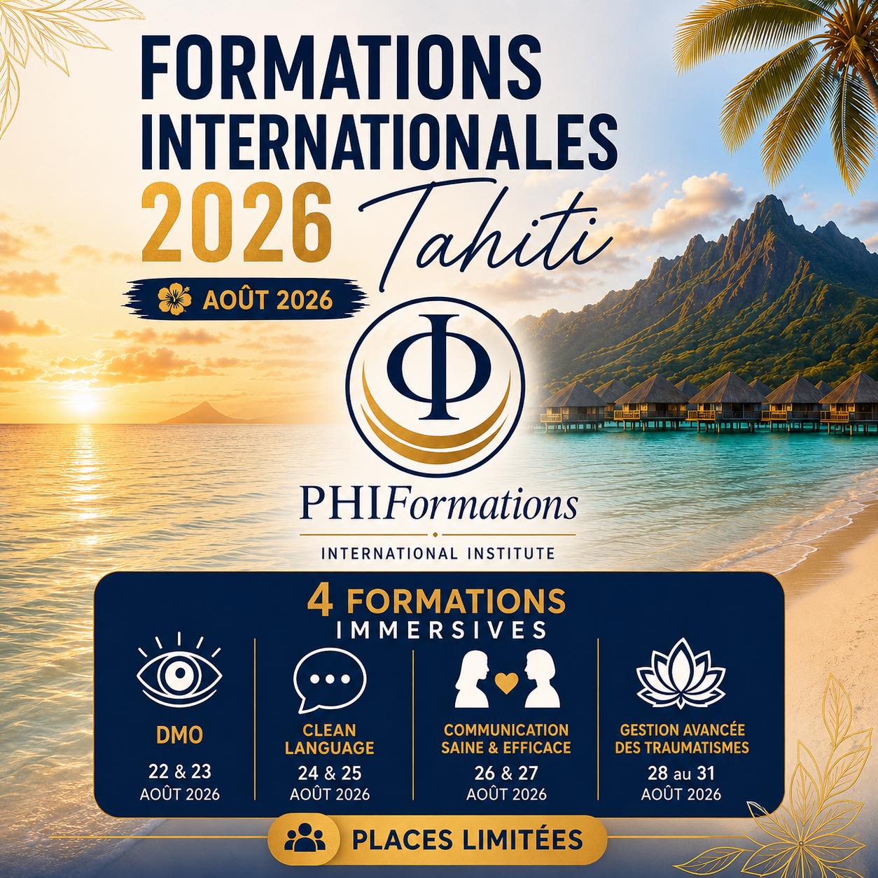 Aura NC Facebook ad: FORMATIONS INTERNATIONALES 2026, TAHITI
