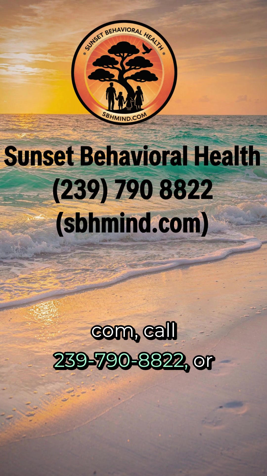 Sunset Behavioral Health LLC Facebook ad: Get Mental Health Help in 48 Hours | Florida Telehealth…
