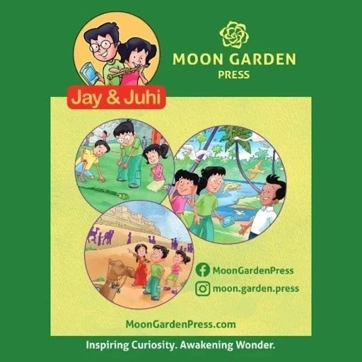 Moon Garden Press Facebook ad: Colorful, Joyful Picture Books For All