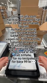 Collagen Vital Facebook ad: Ont i lederna?