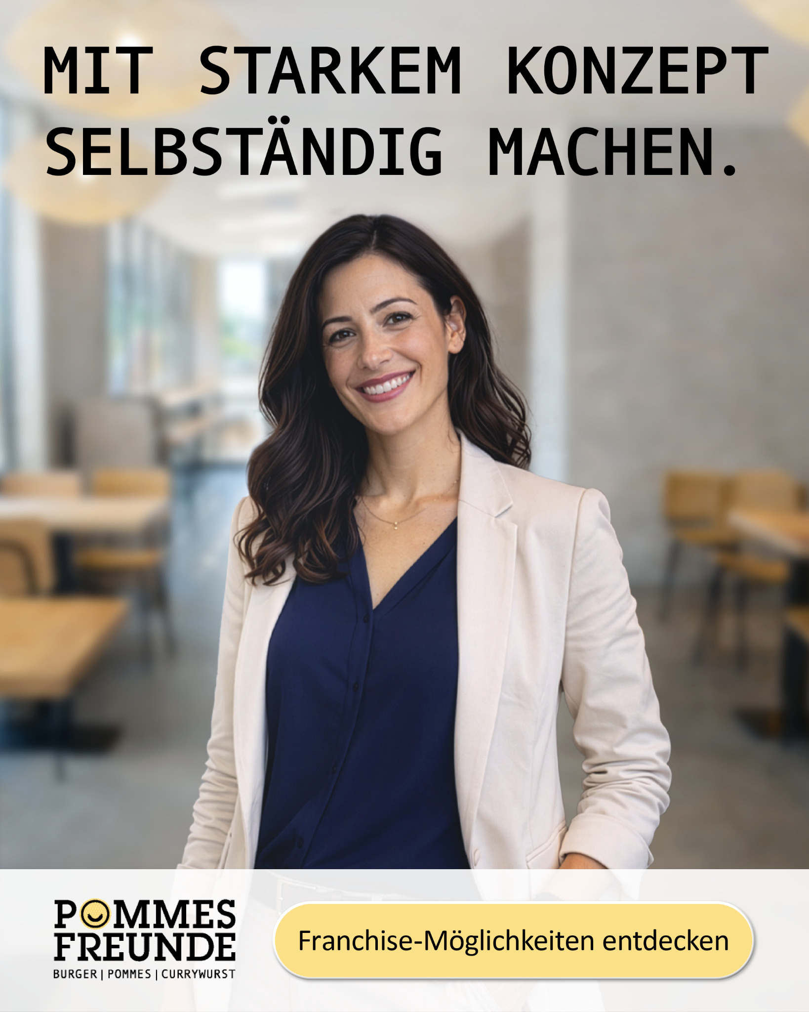 Pommes Freunde Facebook ad: Jetzt Franchisepartner werden