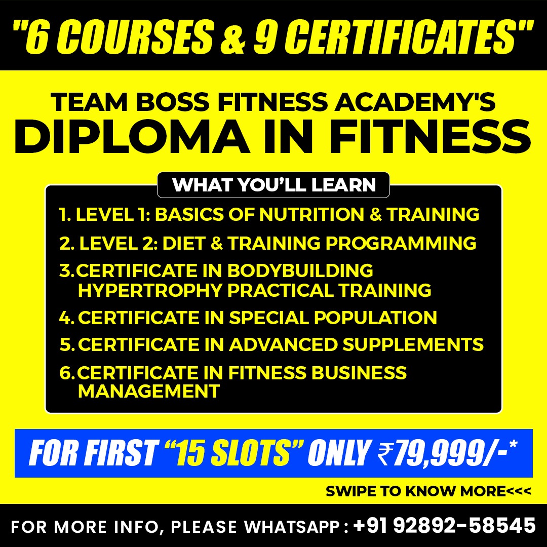 Team BOSS Fitness Academy Facebook ad