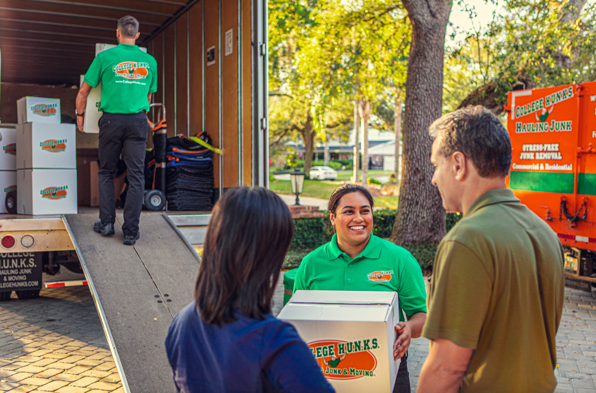 College Hunks Hauling Junk and Moving Northern Virginia Facebook ad