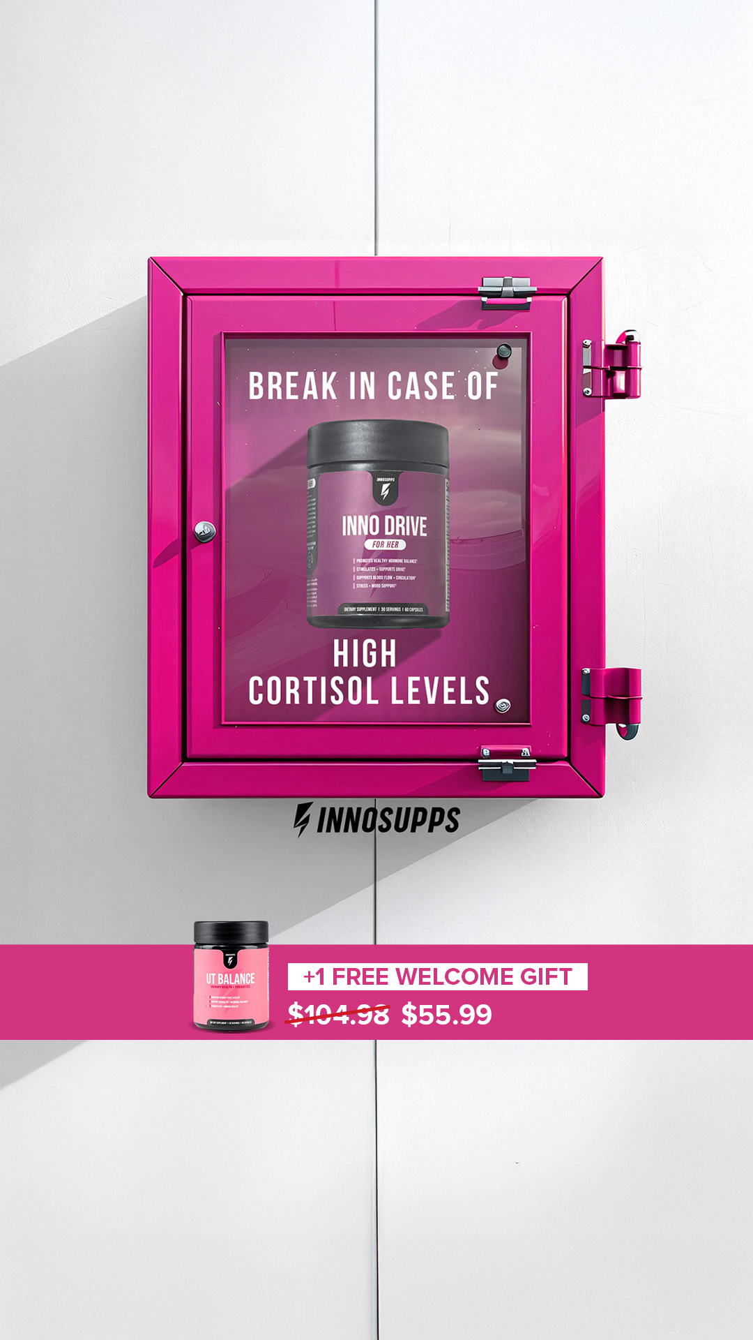 Inno Drive: For Her by Inno Supps Facebook ad from Feb 14, 2026
