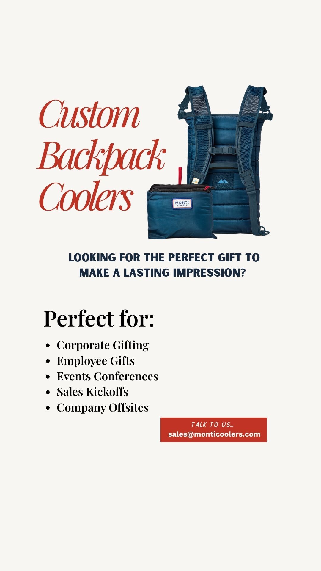 Monti Coolers Facebook ad from Mar 31, 2026