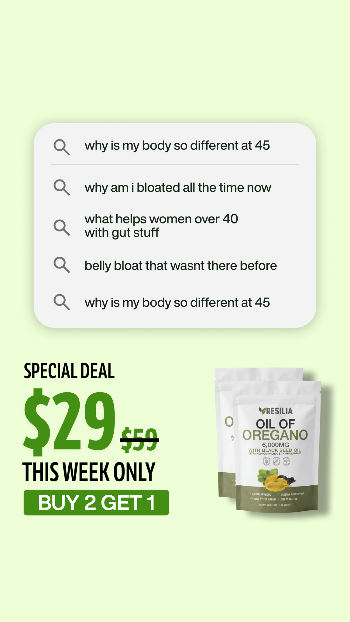 Belly Better Daily Facebook ad
