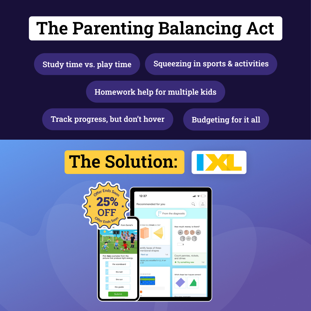 IXL Facebook ad
