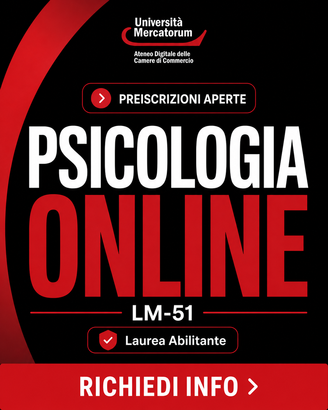 Università Mercatorum Facebook ad: Psicologia Online