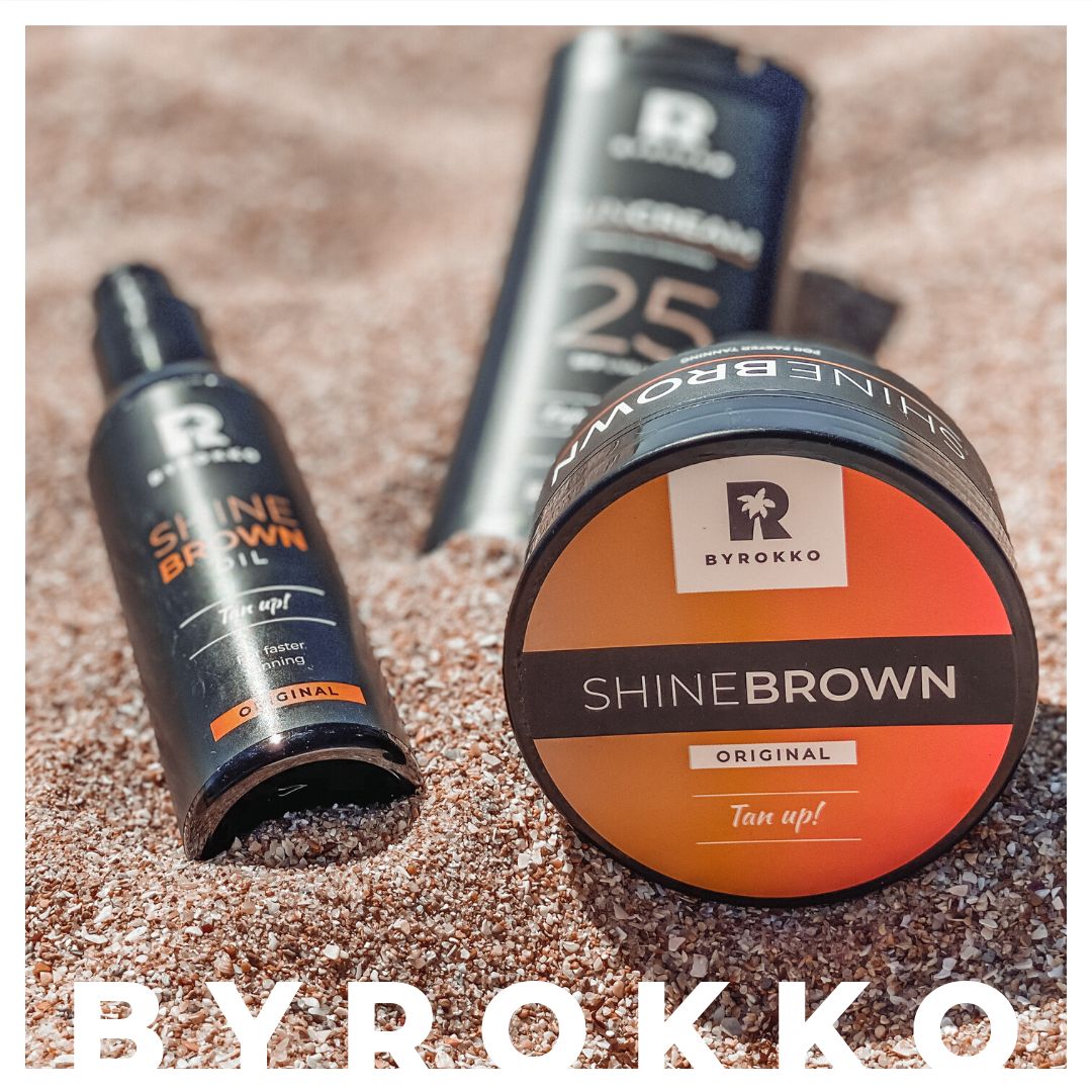 Shine brown Facebook ad