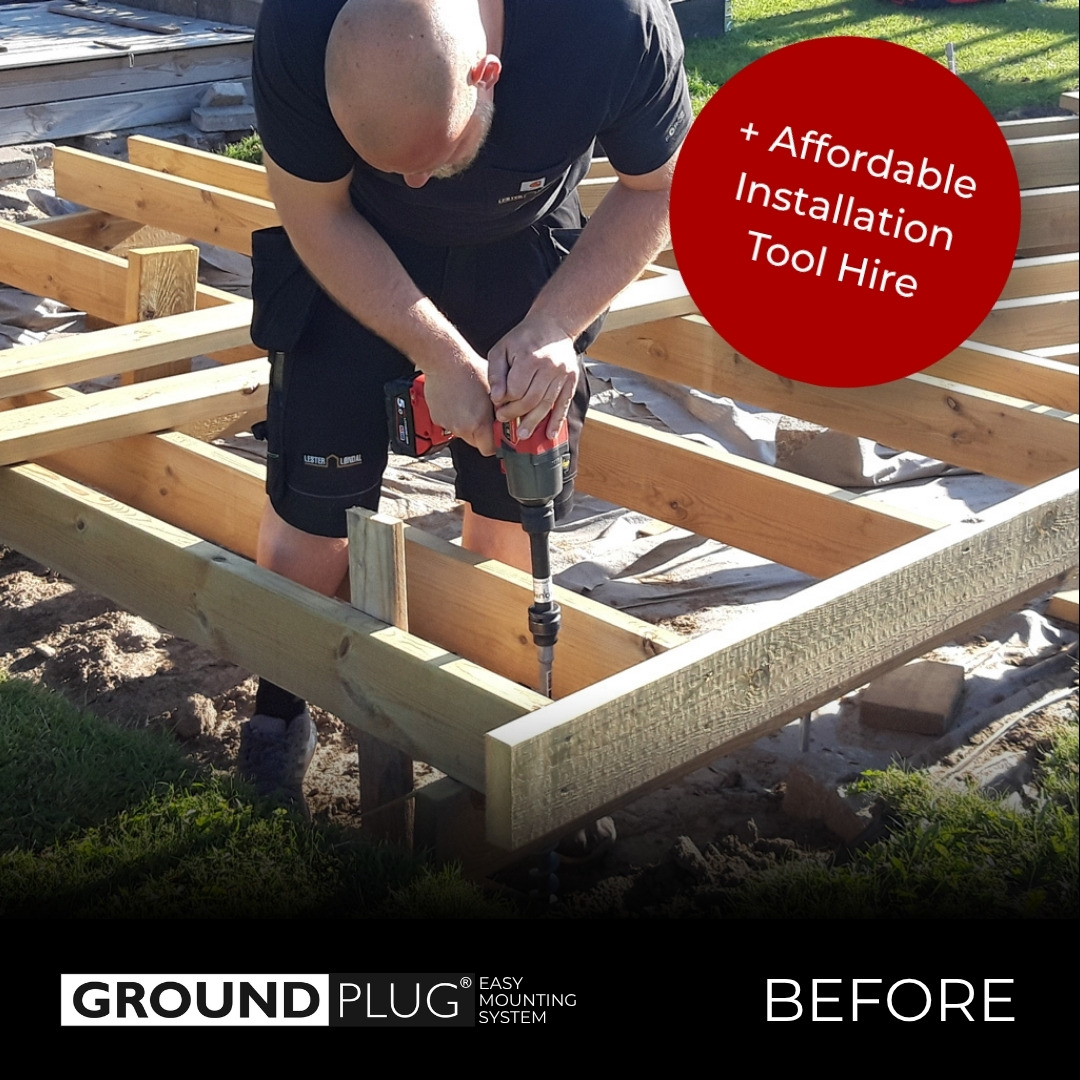GroundPlug UK Facebook ad: Avoid exhausting soil excavation and concrete pouring, save…