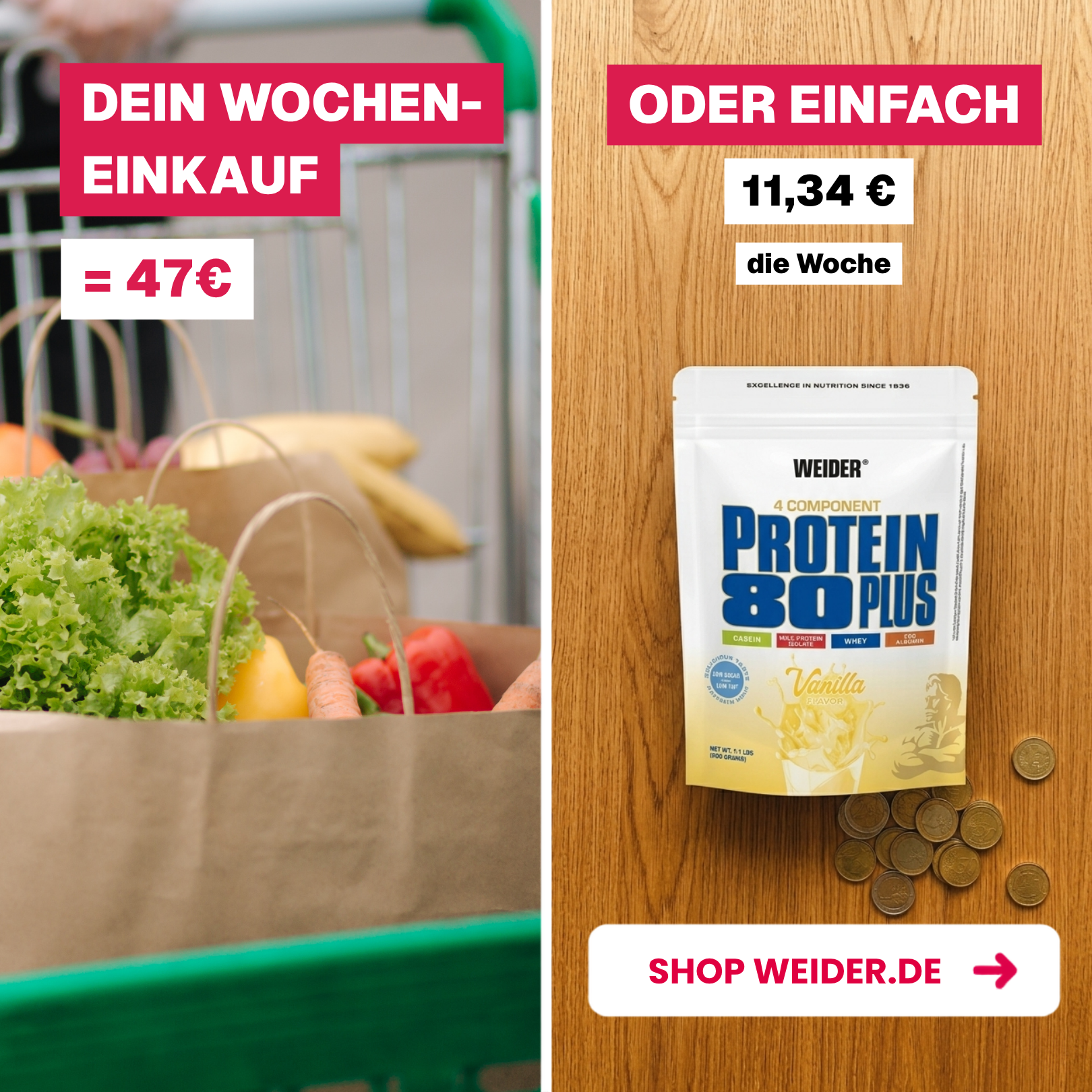 Weider Germany Facebook ad
