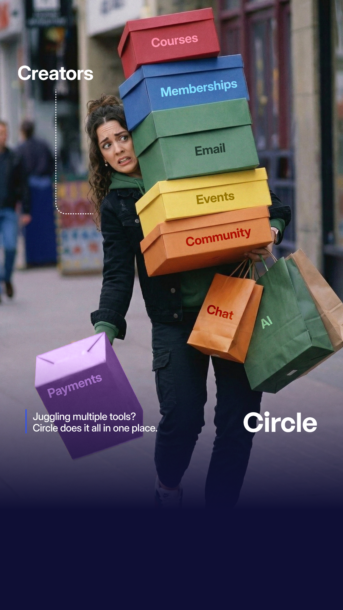 Circle Facebook ad from Jul 24, 2026