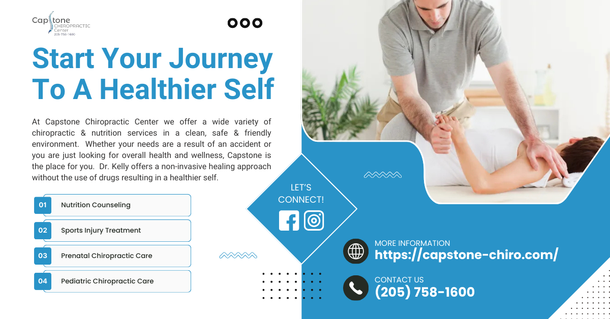 Capstone Chiropractic Center Facebook ad from Feb 3, 2025