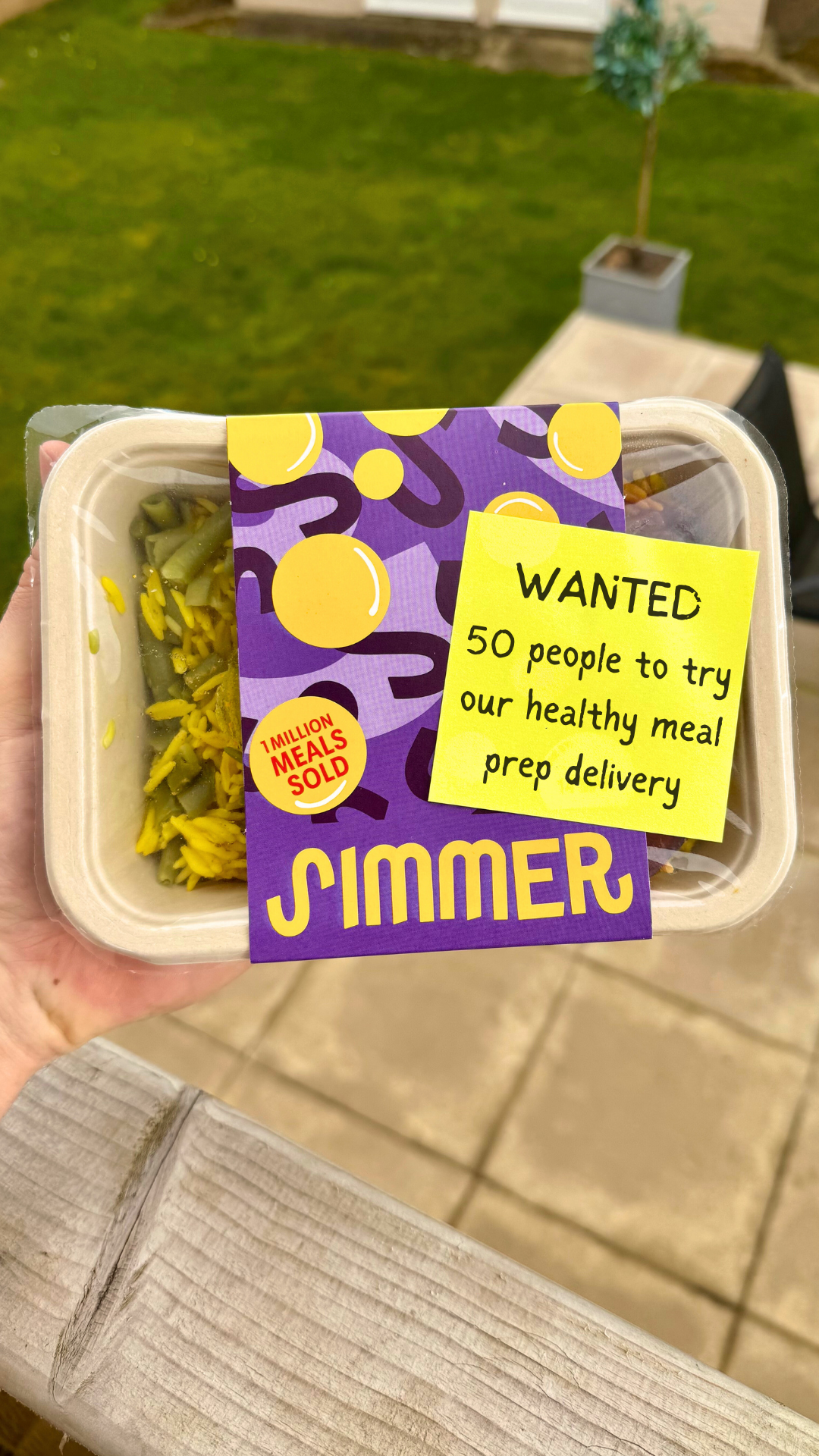 Simmer Facebook ad