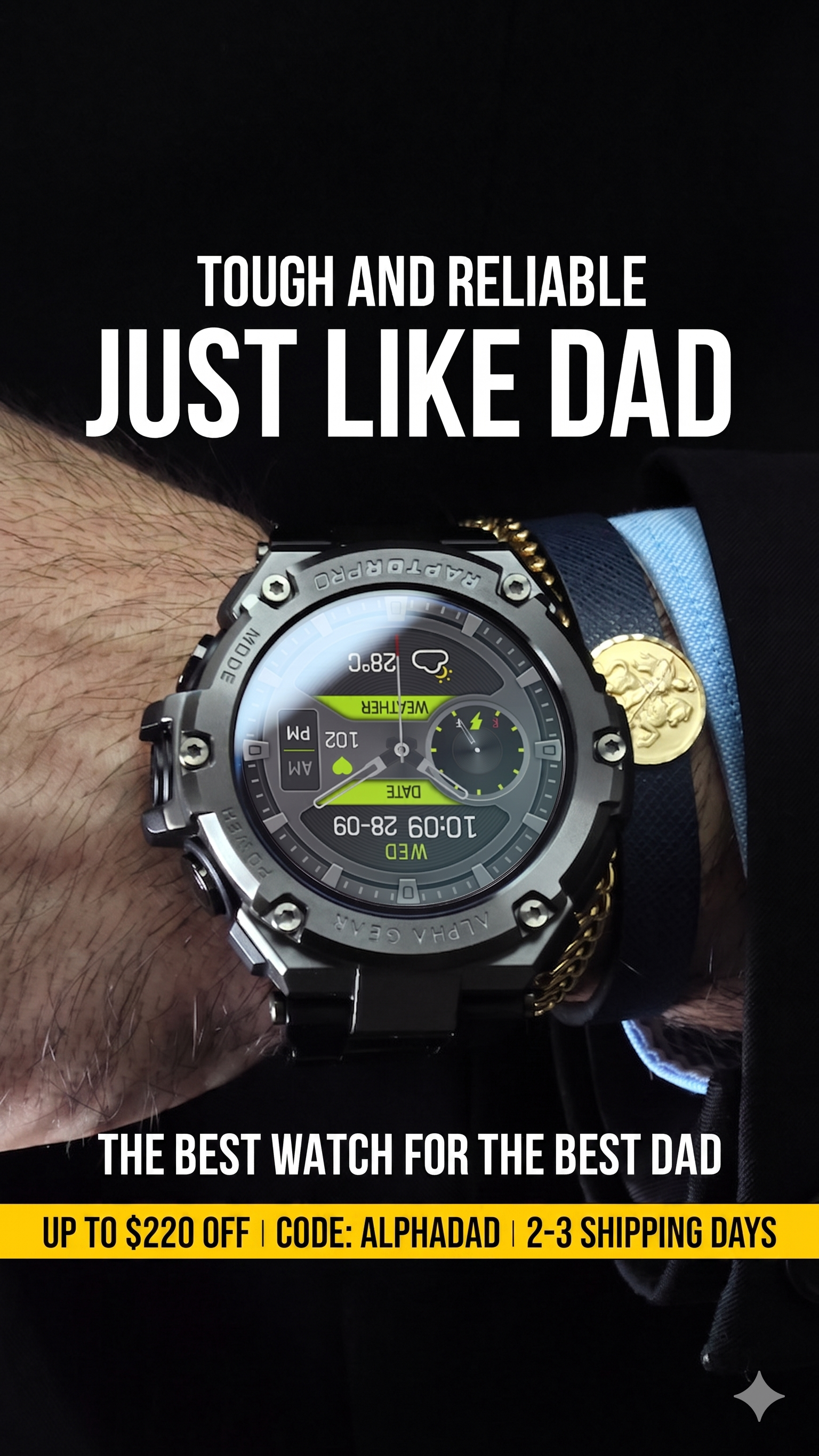 AlphaGear USA Facebook ad