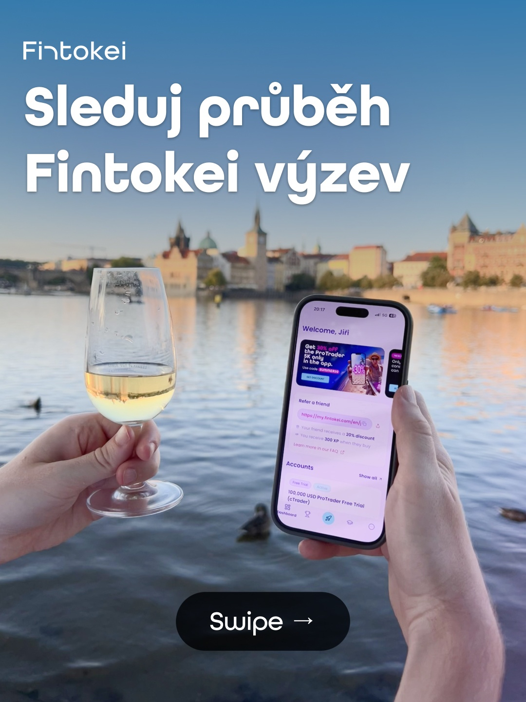 Fintokei CS/SK Facebook ad: Grafy možná necháš doma.